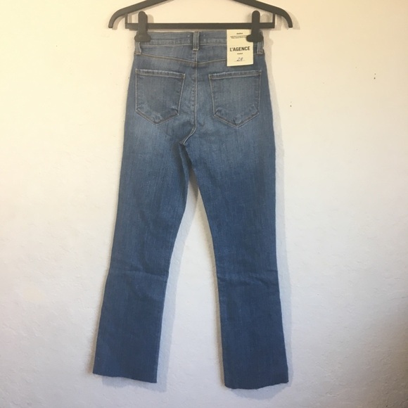 L’Agence Daria High Rise Crop Distressed Jean - Picture 11 of 15